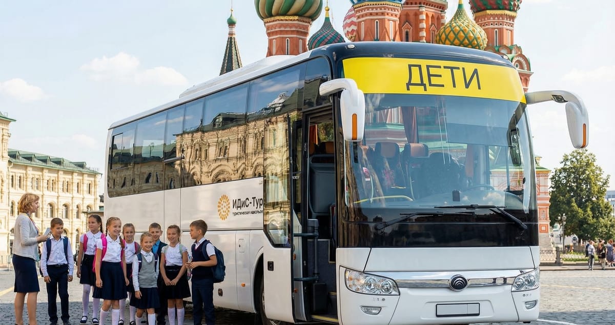 Транспорт для школьных экскурсий в Москве